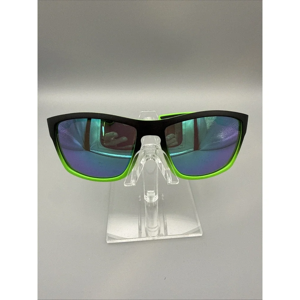 Vintage I-gogs 16Wave Sunglasses  Green/Black 90's Y2K Biker  Polarized EUC-HOT